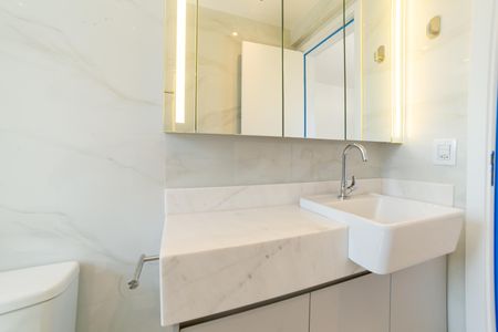 Apartamento para alugar com 90m², 2 quartos e 1 vagaBanheiro da Suíte 1