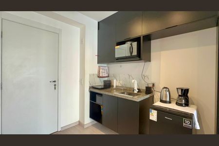 Studio à venda com 31m², 1 quarto e sem vagaCozinha