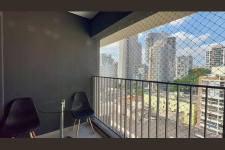 Studio à venda com 31m², 1 quarto e sem vagaVaranda