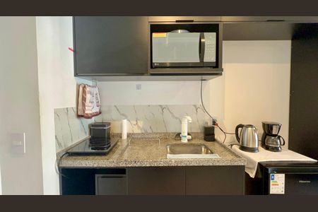 Studio à venda com 31m², 1 quarto e sem vagaCozinha