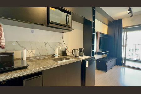 Studio à venda com 31m², 1 quarto e sem vagaCozinha