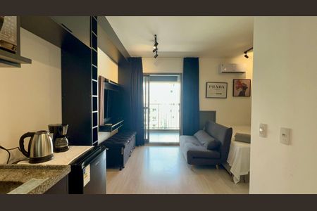 Cozinha de apartamento à venda com 1 quarto, 31m² em Cerqueira César, São Paulo