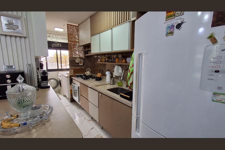 Cozinha de apartamento à venda com 2 quartos, 53m² em Vila Caminho do Mar, São Bernardo do Campo