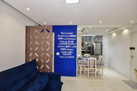 Sala de apartamento à venda com 2 quartos, 54m² em Jardim Monte Alegre, Taboão da Serra
