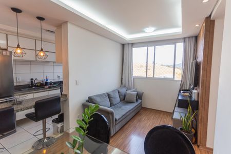 Sala de apartamento à venda com 2 quartos, 49m² em Novo Horizonte, Belo Horizonte