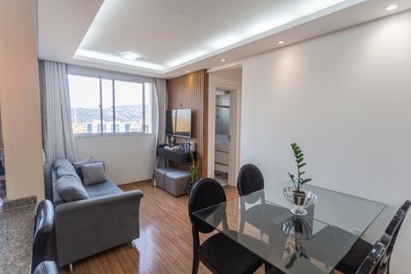 Sala de apartamento à venda com 2 quartos, 49m² em Novo Horizonte, Belo Horizonte