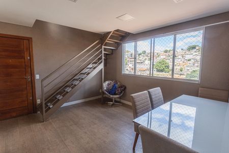 Sala  de apartamento à venda com 3 quartos, 130m² em Concórdia, Belo Horizonte