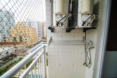 Varanda da Sala de apartamento para alugar com 2 quartos, 72m² em Ocian, Praia Grande