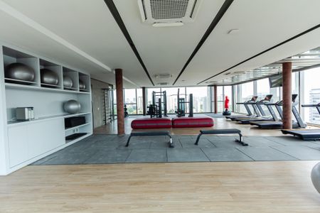 Studio para alugar com 40m², 1 quarto e sem vaga Studio para alugar com 40m², 1 quarto e sem vagaÁrea comum - Academia