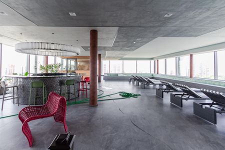 Studio para alugar com 40m², 1 quarto e sem vaga Studio para alugar com 40m², 1 quarto e sem vagaÁrea comum - Piscina