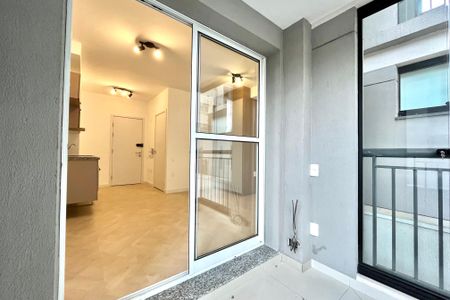 Varanda de kitnet/studio para alugar com 1 quarto, 29m² em Vila Clementino, São Paulo