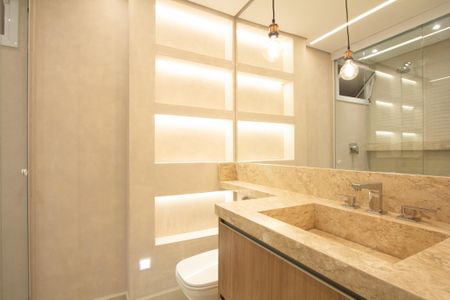 Apartamento à venda com 119m², 2 quartos e 1 vagaBanheiro da Suíte