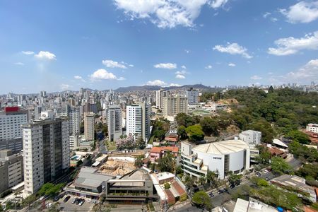Vista Sala de apartamento à venda com 1 quarto, 63m² em Luxemburgo, Belo Horizonte