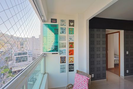 Varanda de apartamento à venda com 2 quartos, 70m² em Buritis, Belo Horizonte