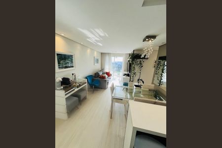 Sala de apartamento à venda com 3 quartos, 68m² em Jd Eudizia, Santo André