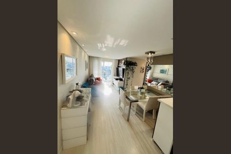 Sala de apartamento à venda com 3 quartos, 68m² em Jd Eudizia, Santo André