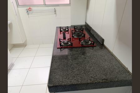 Cozinha  de apartamento à venda com 2 quartos, 45m² em Chácara Cotia, Contagem