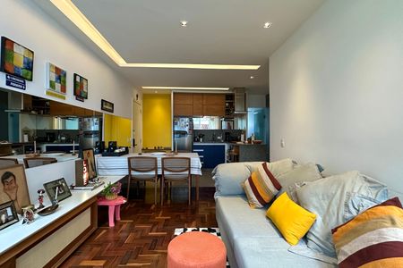 Sala de apartamento para alugar com 3 quartos, 70m² em Gávea, Rio de Janeiro