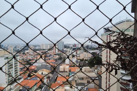 Varanda da Sala - vista de apartamento à venda com 3 quartos, 162m² em Vila Sao Joao, São Bernardo do Campo