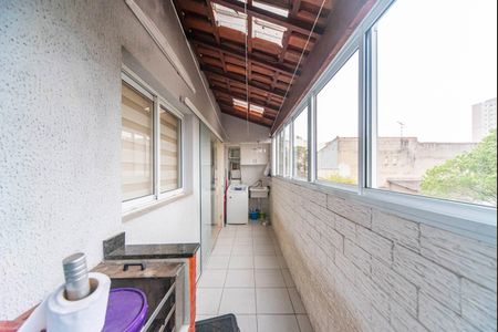 Varanda da Sala de apartamento à venda com 2 quartos, 68m² em Vila Humaita, Santo André