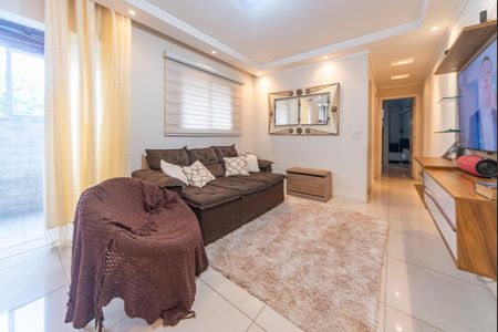Sala de apartamento à venda com 2 quartos, 68m² em Vila Humaita, Santo André