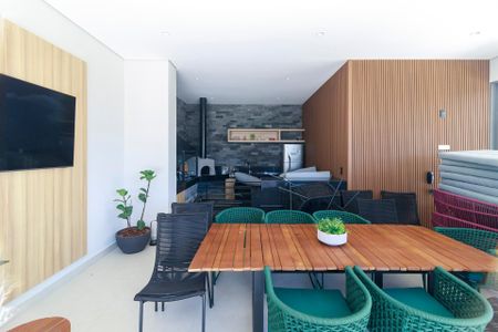 Studio à venda com 30m², 1 quarto e sem vagaChurrasqueira