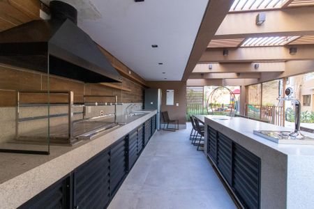 Apartamento para alugar com 37m², 1 quarto e 1 vaga Apartamento para alugar com 37m², 1 quarto e 1 vagaÁrea comum - Churrasqueira