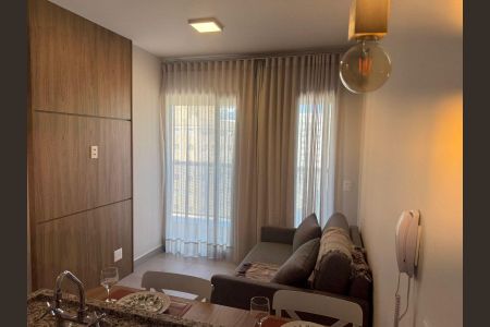 Apartamento para alugar com 37m², 1 quarto e 1 vaga