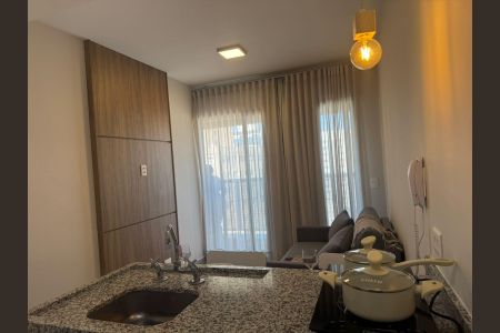 Apartamento para alugar com 37m², 1 quarto e 1 vaga