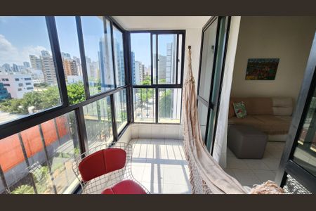 Varanda da Sala de apartamento para alugar com 3 quartos, 108m² em Pituba, Salvador