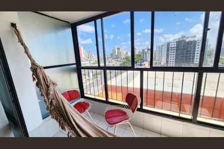 Varanda da Sala de apartamento para alugar com 3 quartos, 108m² em Pituba, Salvador