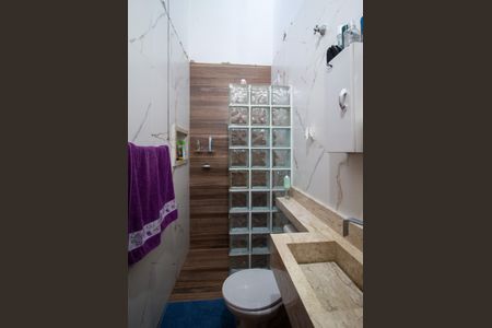 Banheiro de casa para alugar com 1 quarto, 87m² em Jardim Eucaliptos, Sorocaba