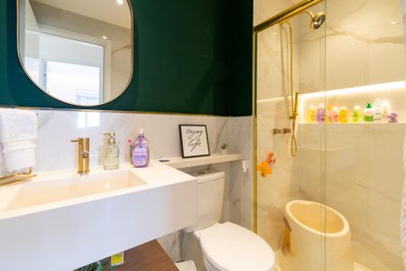 Apartamento à venda com 69m², 2 quartos e 1 vagaBanheiro Social