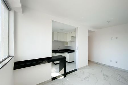 Sala/Cozinha de apartamento à venda com 2 quartos, 60m² em Santa Branca, Belo Horizonte