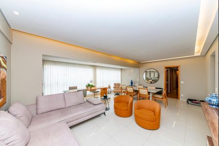 Sala de apartamento à venda com 4 quartos, 141m² em Vale do Sereno, Nova Lima