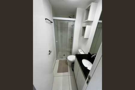 Banheiro de kitnet/studio à venda com 1 quarto, 27m² em Indianópolis, São Paulo