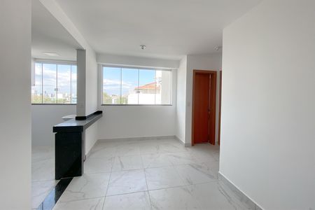 Sala de apartamento para alugar com 2 quartos, 60m² em Santa Branca, Belo Horizonte