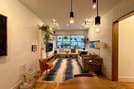 Sala de apartamento à venda com 3 quartos, 95m² em Leblon, Rio de Janeiro