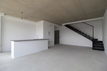 Sala/Cozinha de apartamento à venda com 1 quarto, 115m² em Vila Olímpia, São Paulo