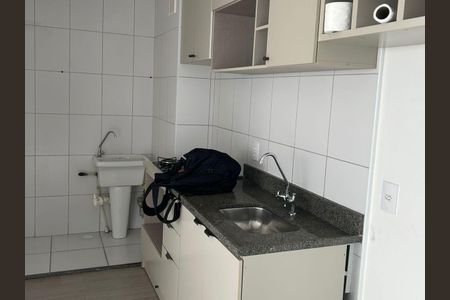Cozinha de apartamento para alugar com 2 quartos, 33m² em Vila Pierina, São Paulo