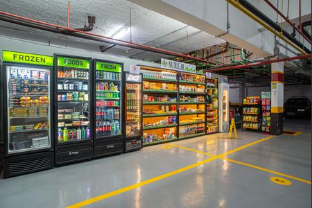 Apartamento para alugar com 55m², 1 quarto e 1 vaga Apartamento para alugar com 55m², 1 quarto e 1 vagaÁrea comum - Mercadinho