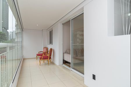 Varanda da Sala de apartamento à venda com 1 quarto, 55m² em Cerqueira César, São Paulo