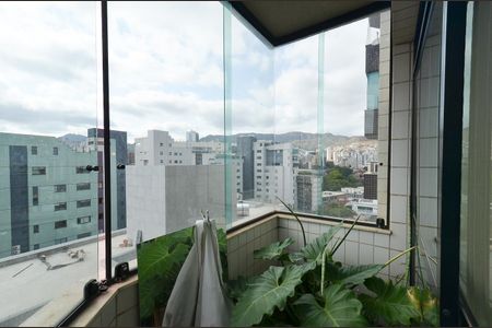 Varanda da Sala de apartamento à venda com 1 quarto, 48m² em Cruzeiro, Belo Horizonte