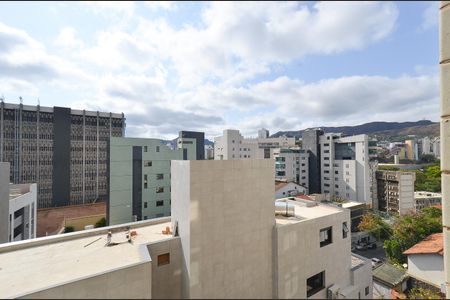 Vista Varanda da Sala de apartamento à venda com 1 quarto, 48m² em Cruzeiro, Belo Horizonte