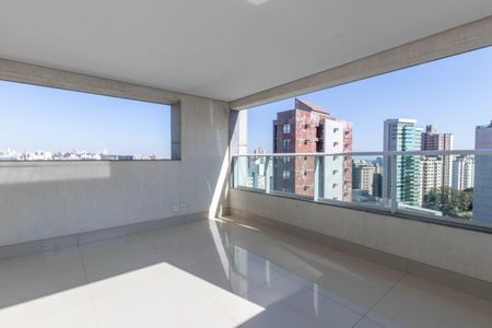 Varanda da Sala de apartamento à venda com 4 quartos, 162m² em Cruzeiro, Belo Horizonte