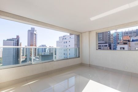 Varanda da Sala de apartamento à venda com 4 quartos, 162m² em Cruzeiro, Belo Horizonte