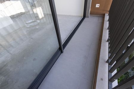 Studio à venda com 26m², 1 quarto e sem vagaVaranda