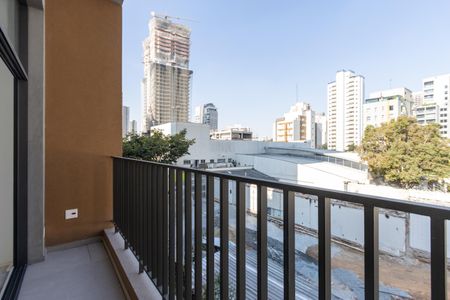 Studio à venda com 26m², 1 quarto e sem vagaVaranda