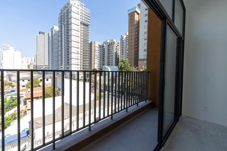 Studio à venda com 26m², 1 quarto e sem vagaVaranda