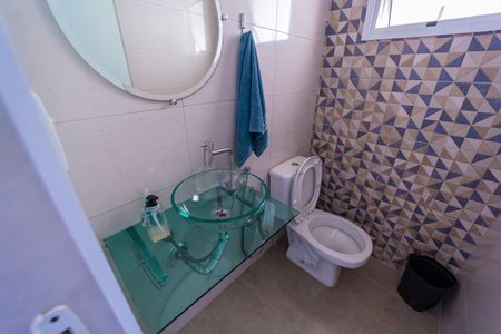 Casa à venda com 148m², 2 quartos e 3 vagasLavabo da Área Gourmet